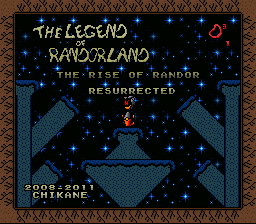 Super Mario World - Legend of Randorland Title Screen